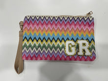 Load image into Gallery viewer, Patch Straw Clutch Bag - AnnabelSAL
