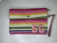 Load image into Gallery viewer, Patch Straw Clutch Bag - AnnabelSAL
