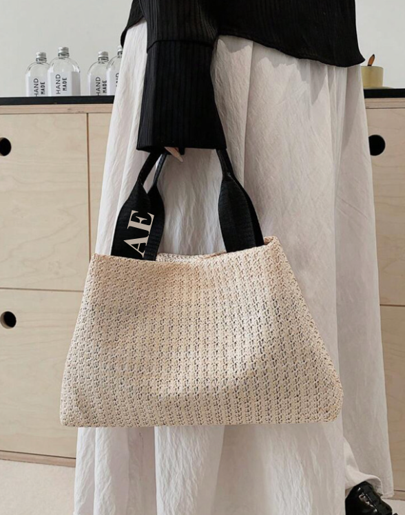 Straw Tote Bag - Noella