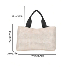 Load image into Gallery viewer, Straw Tote Bag - Noella
