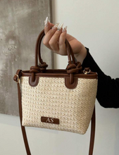 Load image into Gallery viewer, Straw Cross Body Bag  - Blake
