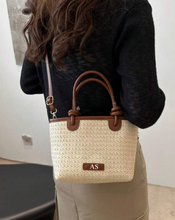 Load image into Gallery viewer, Straw Cross Body Bag  - Blake
