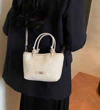 Load image into Gallery viewer, Straw Cross Body Bag  - Blake

