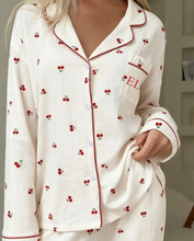 Load image into Gallery viewer, Pyjamas Cherry Design- CHERRY
