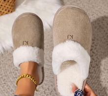 Load image into Gallery viewer, Personalised Fluffy Slippers- JANE
