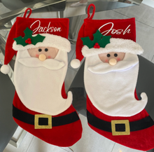 Load image into Gallery viewer, Personalised Santa Christmas Stocking
