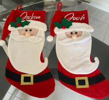 Load image into Gallery viewer, Personalised Santa Christmas Stocking
