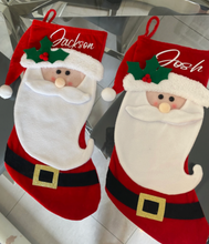 Load image into Gallery viewer, Personalised Santa Christmas Stocking
