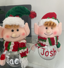 Load image into Gallery viewer, Personalised Elf Sweetie Jar
