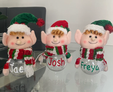 Load image into Gallery viewer, Personalised Elf Sweetie Jar
