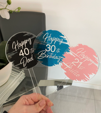 Load image into Gallery viewer, Acrylic Cake Toppers
