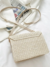 Load image into Gallery viewer, Woven Pearl Cross Body/Handbag - LILAS
