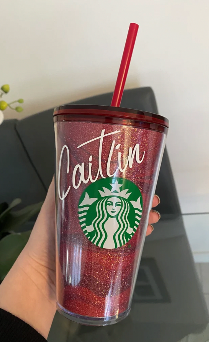 Glitter Starbucks cup  Jojakdesigns