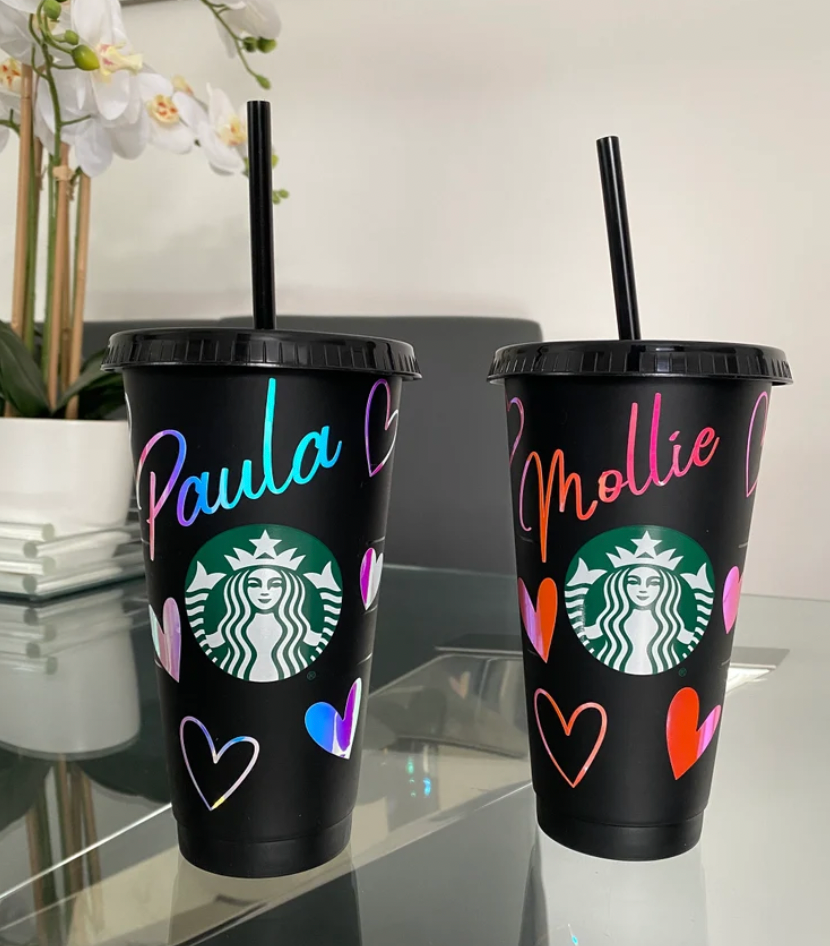 black starbucks cup uk Starbucks Black Heart Cup – Jojakdesigns