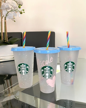 Load image into Gallery viewer, Starbucks Cold Cup - Colour Chaining Confetti
