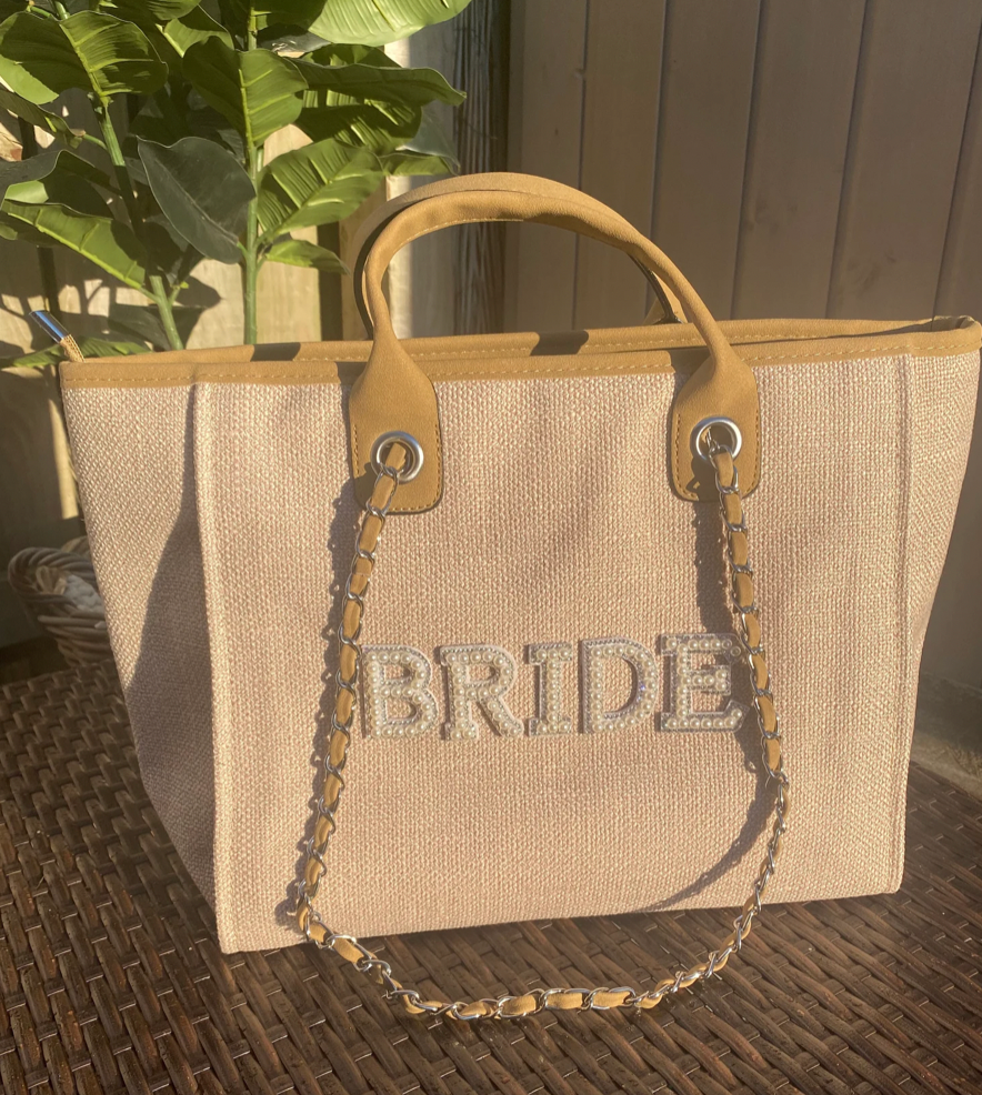 BRIDE/WIFEY Canvas Tote Bag - Ange