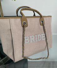 Load image into Gallery viewer, BRIDE/WIFEY Canvas Tote Bag - Ange
