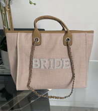 Load image into Gallery viewer, BRIDE/WIFEY Canvas Tote Bag - Ange
