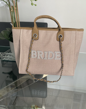 Load image into Gallery viewer, BRIDE/WIFEY Canvas Tote Bag - Ange
