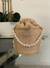 Load image into Gallery viewer, Personalised Bridal Pearl handbag - Ashley
