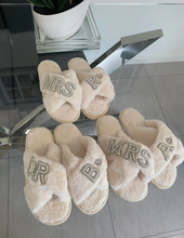 Load image into Gallery viewer, Personalised MRS Bridal Slippers
