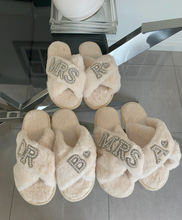 Load image into Gallery viewer, Personalised MRS Bridal Slippers
