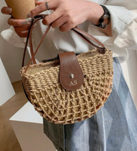 Load image into Gallery viewer, Shoulder Straw Bag- Sydney
